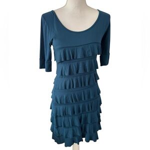 ISLE by Melis Kozan ruffle tier dress size small